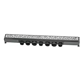 Caniveau grille gouttes Express'Eau Wirquin 865x43 mm