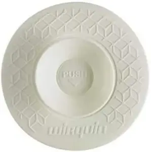 Bouchon universel 2 en 1 vidage, blanc
