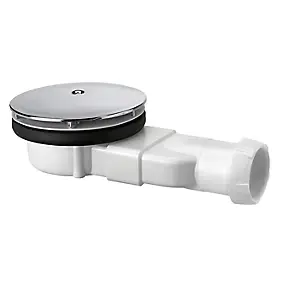 Bonde de douche extra-plate 90mm Wirquin