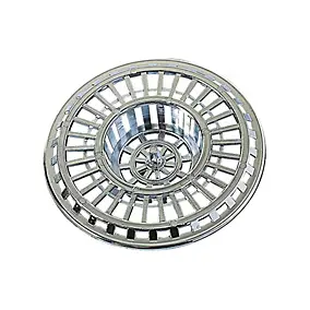 Grille anti-déchets chromée 60mm Wirquin