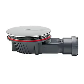 Bonde de douche Wirquin SLIM + ø40 mm dôme ABS.
