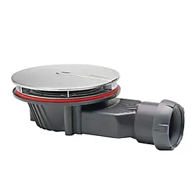 Bonde de douche Wirquin SLIM + ø40 mm dôme métal