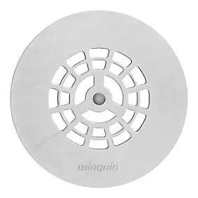 Grille plate en inox pour bonde de douche Wirquin SLIM+
