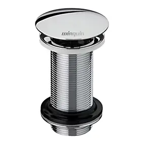 Bonde pour vasque sur plan, sans trop-plein 100 mm - Wirquin