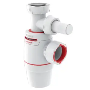 Siphon "NEO AIR" avec prise mâle D32 pour lavabo - Diam. 32 mm