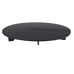 Dôme métal pour bonde de douche Wirquin Black slim +