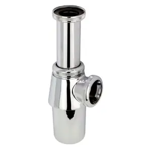 Siphon en laiton chromé - Diam. 32 mm