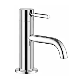 Robinet lave-mains eau froide H.14 cm, chrome, Kramer Eco