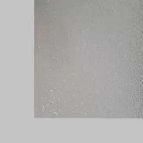 Verre synthétique à motif perle d'eau 1x0.5m Ep2.5mm