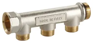 Nourrice "Easylock" simple indexable et auto-étanche, 3 sorties