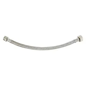 Flexible sanitaire DN8 mâle/femelle 15x21, 30 cm (Mâle et écrou tournant)