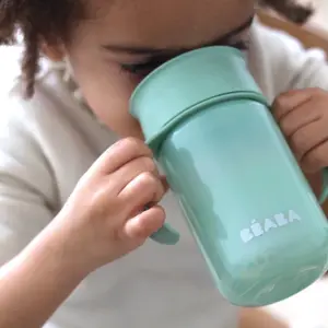 Tasse d'apprentissage 360° vert d'eau (340 ml)