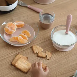 Coffret repas en verre X DURALEX Barbe à papa