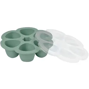 Moule de congélation multi portions silicone Sage green (6 x 90 ml)