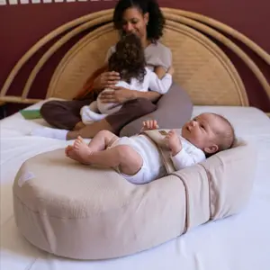 Réducteur de lit Cocoonababy 10° Fleur de coton avoine