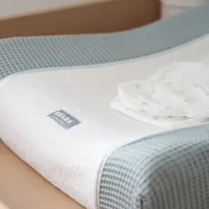 Housse pour matelas à langer Sofalange vert d'eau