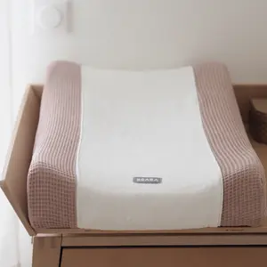 Housse pour matelas à langer Sofalange vieux rose