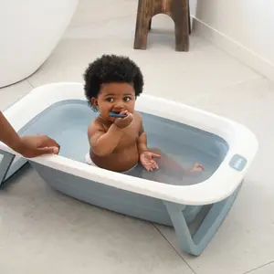 Baignoire Eazy Pop Camélé'O bleu baltique