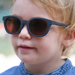 Lunettes de soleil Square Bright Night Blue (2-4 ans)