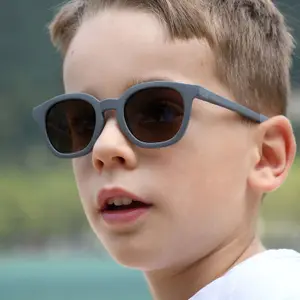 Lunettes de soleil Square Sunny Gris Minéral (4-6 ans)