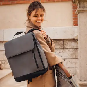 Sac à dos à langer Oslo gris
