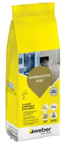 Produit de jointoiement gris béton 2 kg séchage rapide