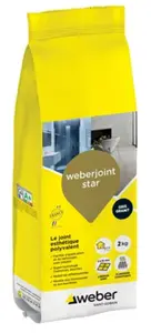 Produit de jointoiement gris granit super hydrofugé séchage rapide sac 2 kg