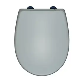 Abattant WC gris clair brillant Classic Bemis