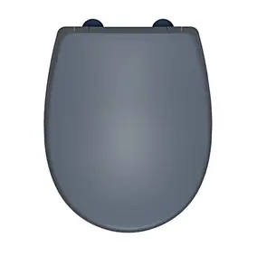Abattant WC gris anthracite brillant Classic Bemis