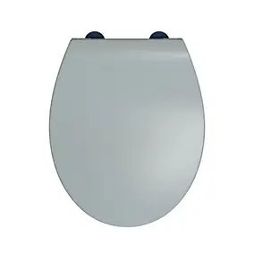 Abattant WC gris clair brillant Slim Bemis