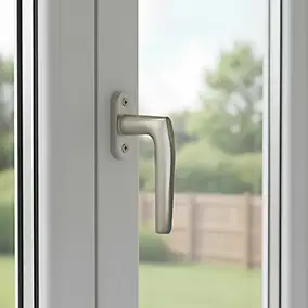 Crémone fenêtre 1/2 baton aluminium doré mat