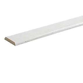 Couvre joint MDF frêne blanc L.260 x l.3 x ep. 0,5cm