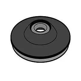 Coupelles de faitage PS40 anthracite 7022, 50 pièces