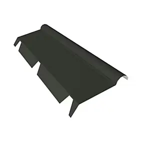 Demi faîtière à boudin 2,1 m PS anthracite 7022