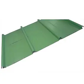Plaque acier Alizé vert Bacacier - 300 x 85 cm (vendue à la plaque)