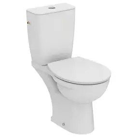 Pack WC à poser en céramique et thermodur, sortie horizontale, Ideal Standard Thirso