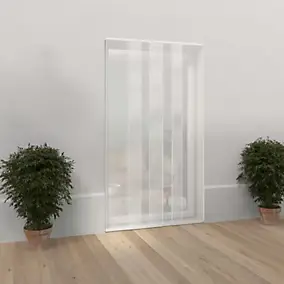 Moustiquaire rideau pour porte fenêtre en kit recoupable 230 x 130 cm ivoire - Mousti-Kit
