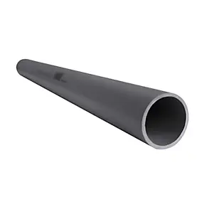 Tube PVC pour évacuation des eaux Fitt – Ø 100 mm – Gris effet acier – 4 m