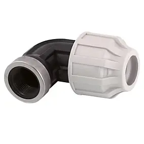 Coude femelle polypropylène à compression Ø25 femelle 3/4 (20x27) Fitt