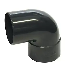 Coude 87° mâle/femelle Ø50 graphite - Fitt