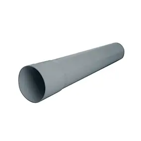 Tube de descente gris D.100mm L.4m Fitt