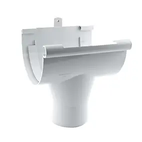 Naissance centrale pour gouttière ronde 90° Fitt