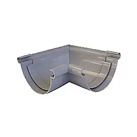 Angle 90° de gouttière 25 colori gris Fitt