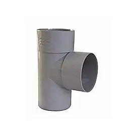 Culotte gouttière 87° mf PVC gris Fitt
