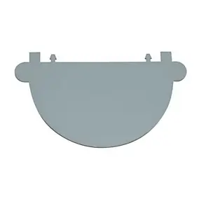 Fond gouttière universel à coller 25 gris PVC Fitt