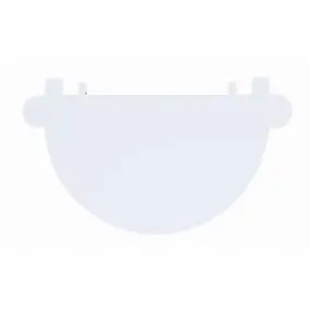 Fond gouttière universel à coller 25 blanc PVC Fitt