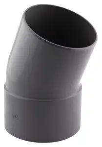 Coude en PVC 20° MF x Diamètre 100 mm Fitt