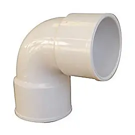 Coude pvc femelle femelle Fitt blanc 87° ø40 mm