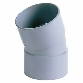 Coude pvc femelle femelle 20° ø32 mm