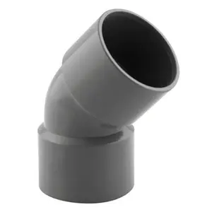Coude pvc femelle femelle Fitt 45° ø32 mm